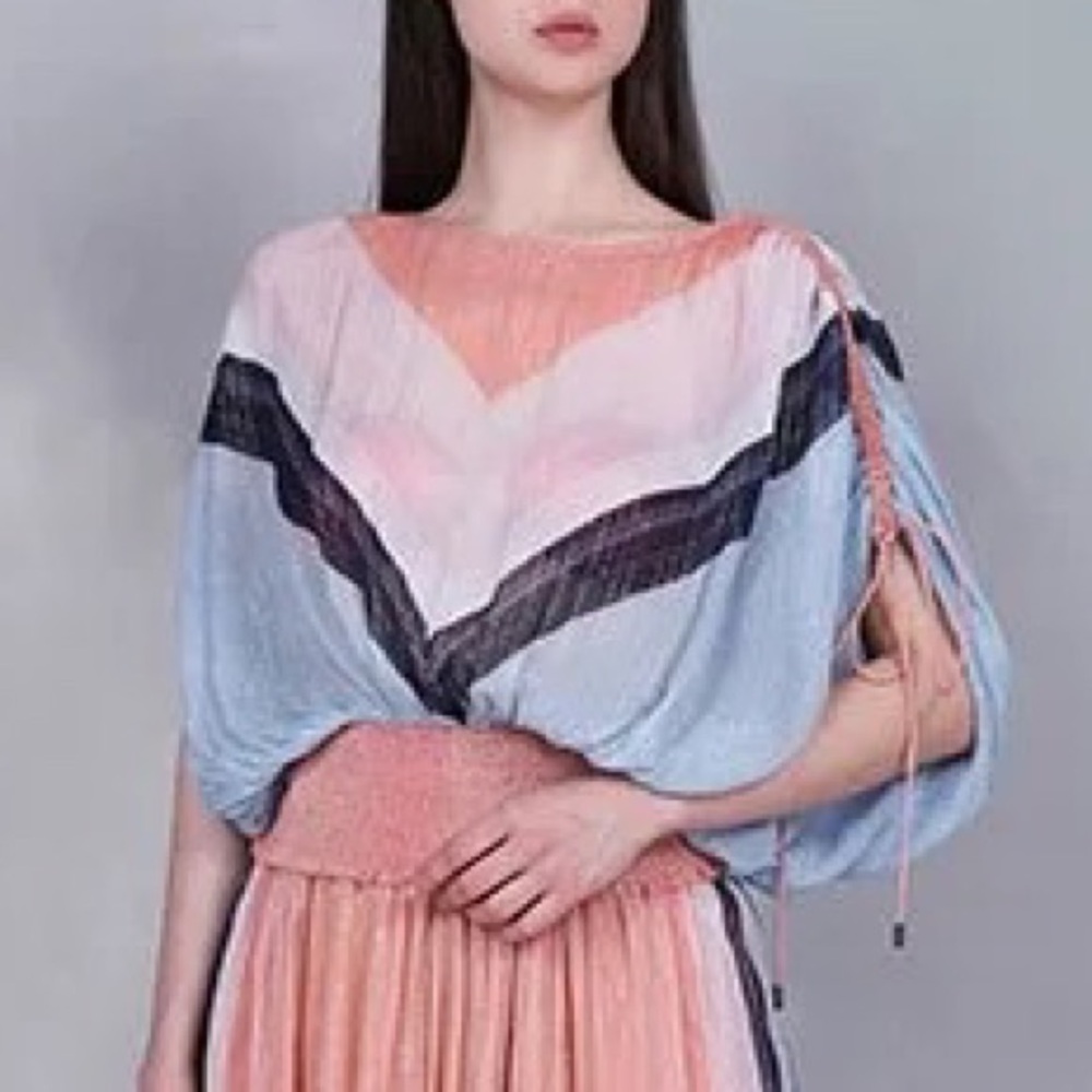 Blank London Metallic Stripe Blouse